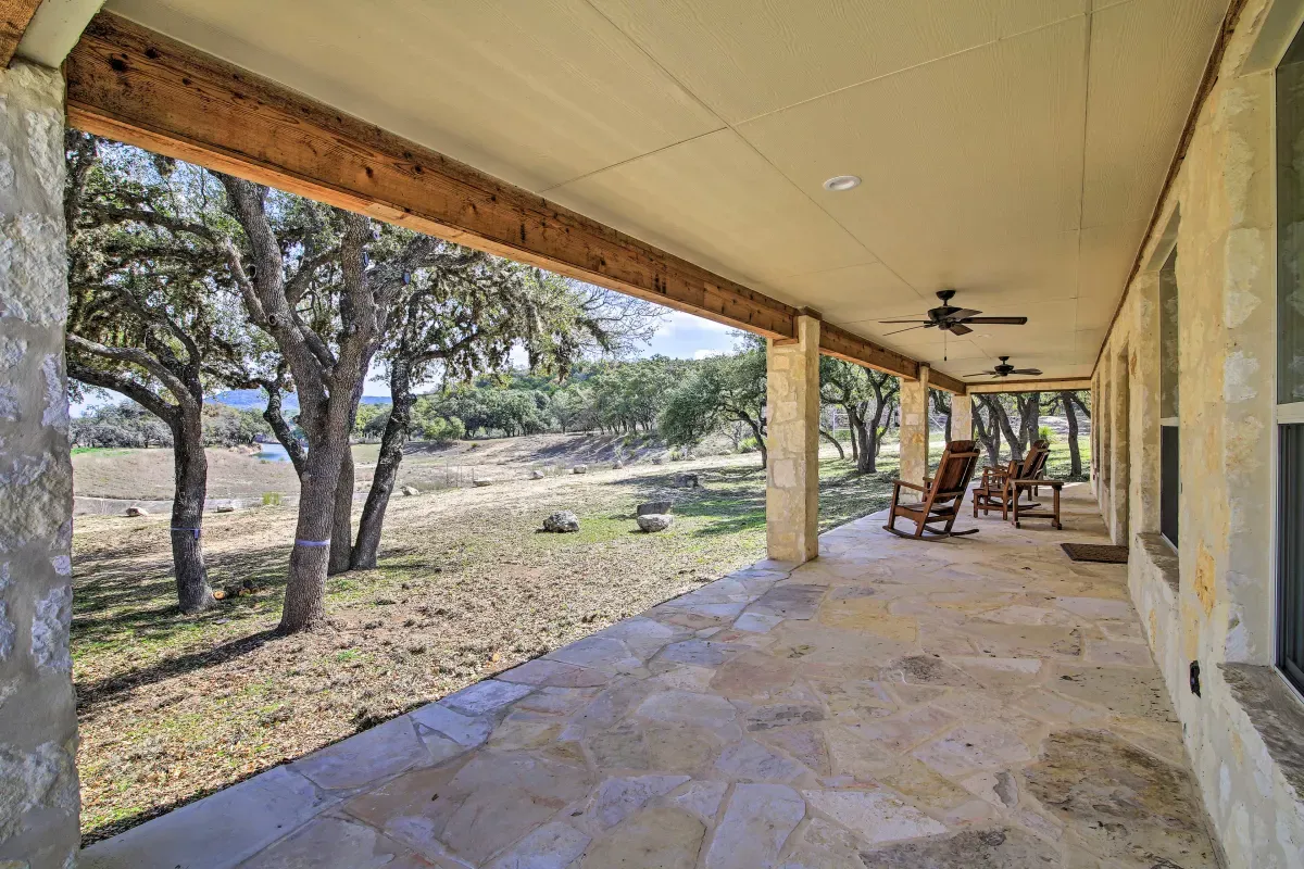 Covered Porch · Hill Country Frontage